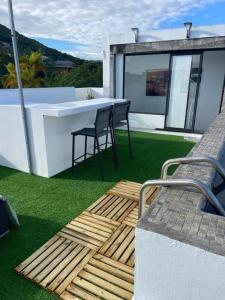 Balkón nebo terasa v ubytování One loft design rooftop pool - Chambre chez l'habitant