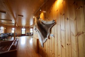 Χώρος καθιστικού στο Laugarfell Accommodation & Hot Springs