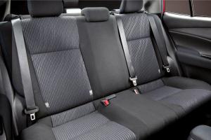 einen Sitz auf der Rückseite eines Autos in der Unterkunft Car Rental Palawan CoolExtreme Rent A Car Palawan Car Rentals in Puerto Princesa + 1 Foto