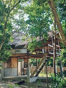 Zahrada ubytování Cabanas de Nacpan Camping Resort