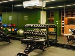 Fitness centrum a/nebo fitness zařízení v ubytování Peppers Gladstone