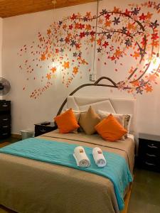 Un pat sau paturi într-o cameră la Hotel Boutique Stay La 10