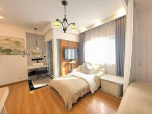 Lijiang Old Town Meiliju View Inn客房内的一张或多张床位