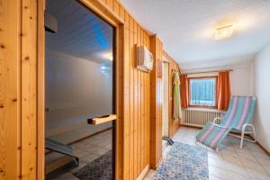 Postel nebo postele na pokoji v ubytování Haus Schöneck