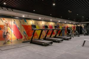 Fitness centrum a/nebo fitness zařízení v ubytování Dedeman Adana