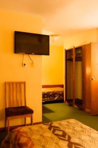 TV a/nebo společenská místnost v ubytování Hotel del Jardín