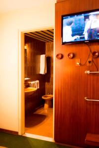 Koupelna v ubytování Hotel del Jardín