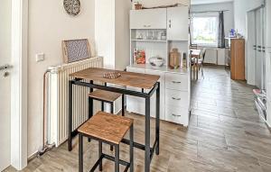 Dapur atau dapur kecil di Ferienwohnung Eldetal +18 gambar