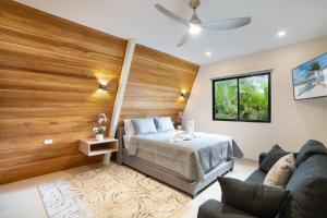 Katil atau katil-katil dalam bilik di Blue Ridge Retreat
