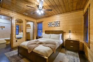 Katil atau katil-katil dalam bilik di Misty Blue Cabin