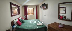 Area soggiorno di guesthouse emaly