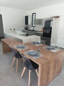 Dapur atau dapur kecil di Villa 4 étoiles Bon Air