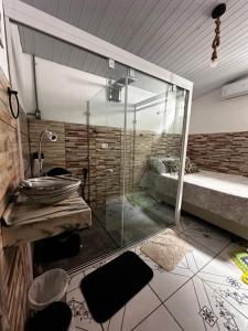Casa da praia Atins Maranhão的一间浴室