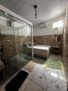 Casa da praia Atins Maranhão客房内的一张或多张床位