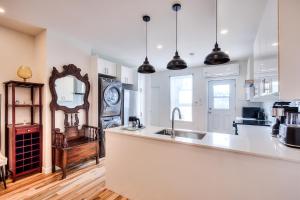 a kitchen with a sink and a counter top at Charm & Luxury Vacation Headquarters to Downtown! in Montréal +62 photos