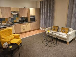 Η κουζίνα ή μικρή κουζίνα στο Cosy apartment in Bristol