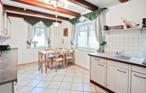 Η κουζίνα ή μικρή κουζίνα στο Ferienhaus Wokuhl-Dabelow
