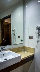Kúpeľňa v ubytovaní Ecohotel Talca