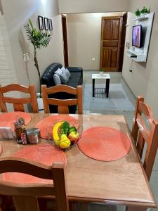 Posezení v ubytování Apartamento con piscina, terraza y parking en las cercanías de Asunción