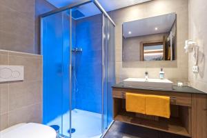 Koupelna v ubytování Hotel Garni Pfeifer