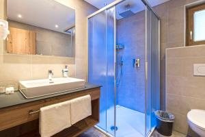 Koupelna v ubytování Hotel Garni Pfeifer