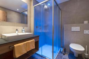 Koupelna v ubytování Hotel Garni Pfeifer