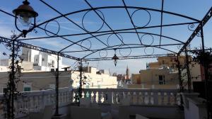a view of the city from a balcony at Al Rosa Antico in Monopoli