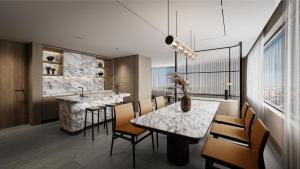 Posezení v ubytování JW Marriott Auckland
