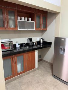 Kuchyň nebo kuchyňský kout v ubytování Serendipia Splendid 1BR in San Isidro 204