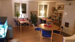Posezení v ubytování Hostel Räntmästaregården