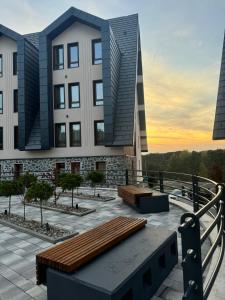 شرفة أو تراس في Apartman MagicD
