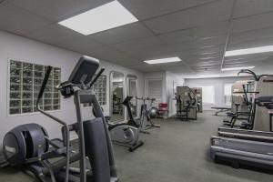 Fitness centrum a/nebo fitness zařízení v ubytování Hotel Sorrento
