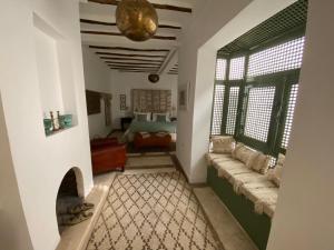 Istumisnurk majutusasutuses Riad Timila