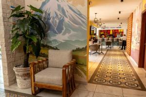 Predel za sedenje v nastanitvi Hotel Boutique Típico