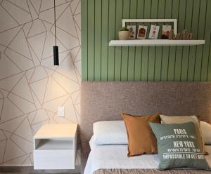 Postel nebo postele na pokoji v ubytování Hermoso dpto con vista al parque + 19 fotografií