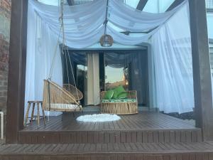 Patio nebo venkovní prostory v ubytování Casa da Mariah
