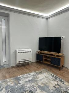 TV a/nebo společenská místnost v ubytování Korca Central Apartment