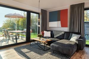 Posezení v ubytování Ferienhaus Backsteinquartier C Putbus