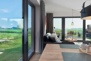 Posezení v ubytování Ferienhaus Backsteinquartier C Putbus