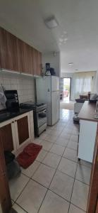 Dapur atau dapur kecil di Pé na Areia - Matinhos
