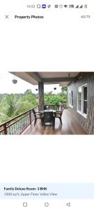 Balkón nebo terasa v ubytování Coorg hill crest family room