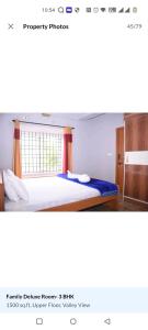 Postel nebo postele na pokoji v ubytování Coorg hill crest family room