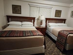 Postel nebo postele na pokoji v ubytování hi way motel