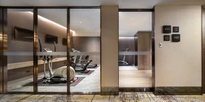 Fitness centrum a/nebo fitness zařízení v ubytování Hotel Intrendy