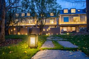 Zahrada ubytování Shanghai Xingshe Camping B&B Disney Branch