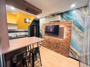 Kuchyň nebo kuchyňský kout v ubytování Seeds Hotel Cheras Maluri