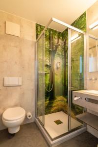 Koupelna v ubytování Akzent Hotel Am Burgholz