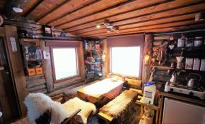 Køkken eller tekøkken på Inari lake modest cabin