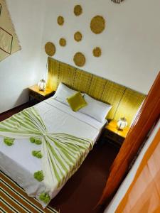 Postel nebo postele na pokoji v ubytování Riad rajad Marrakech