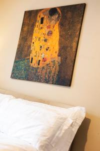 The Picasso - Trendy 2 bd Ap- Dublin 4 - Super Fast WIFI客房内的一张或多张床位